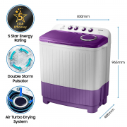 Samsung 7 Kg 5 Star Semi Automatic Top Load Washing Machine